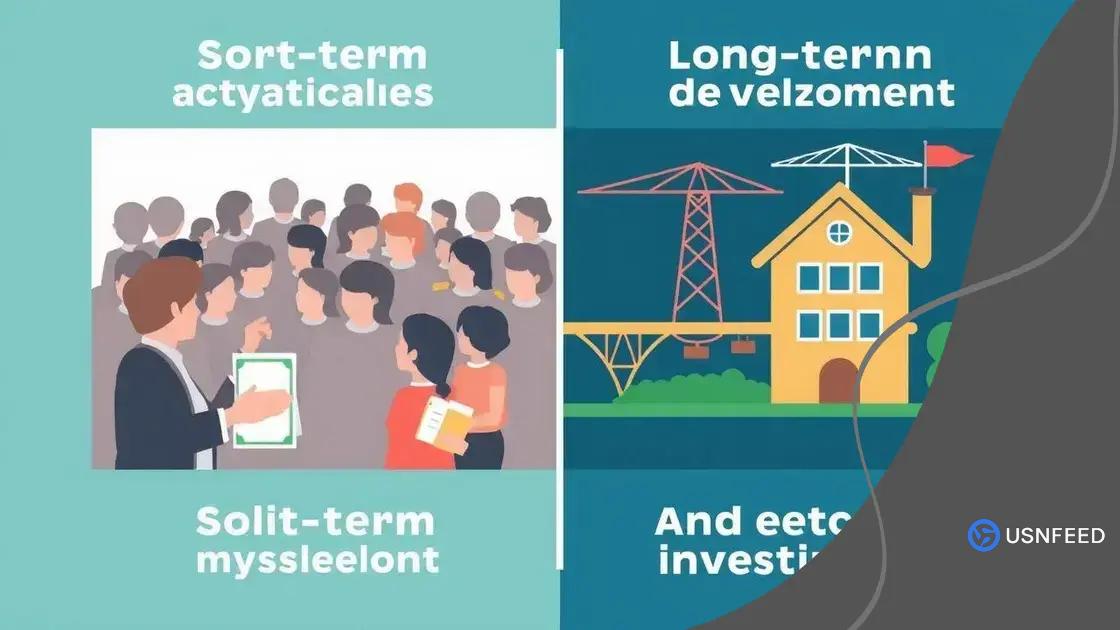 Short-term vs long-term economic effects
