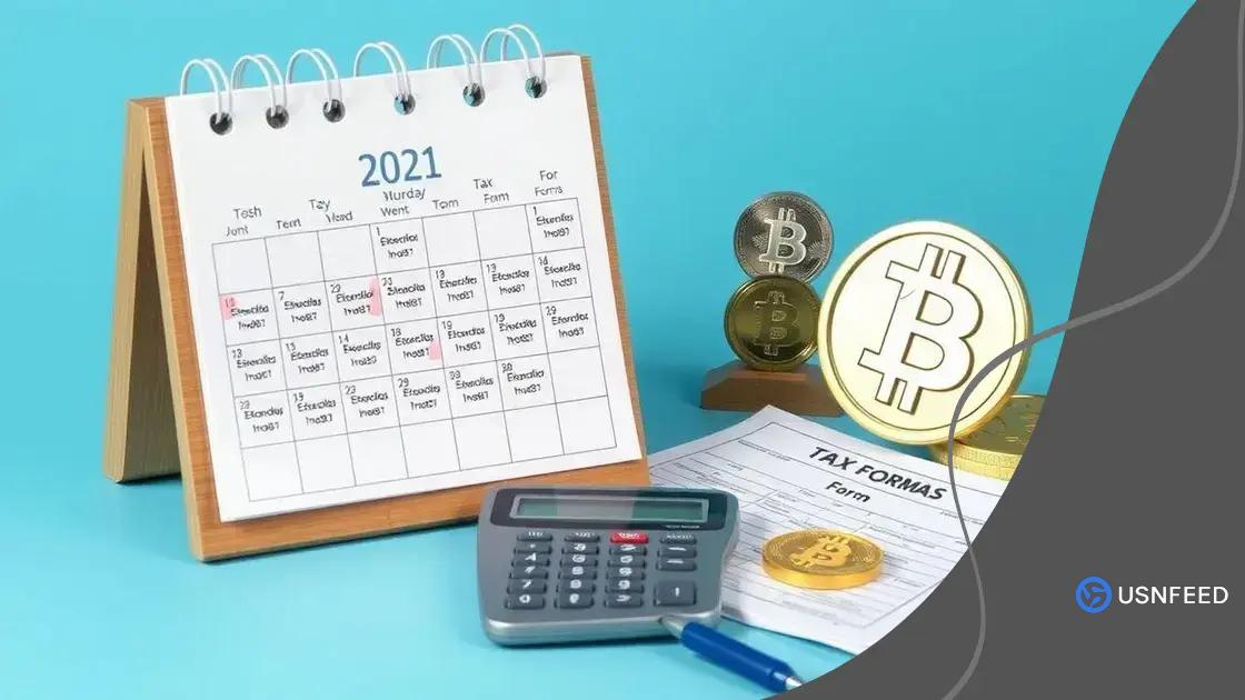 Key deadlines for crypto tax reporting