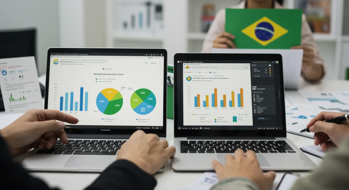 Gráfico comparativo de funcionalidades de plataformas de emprego