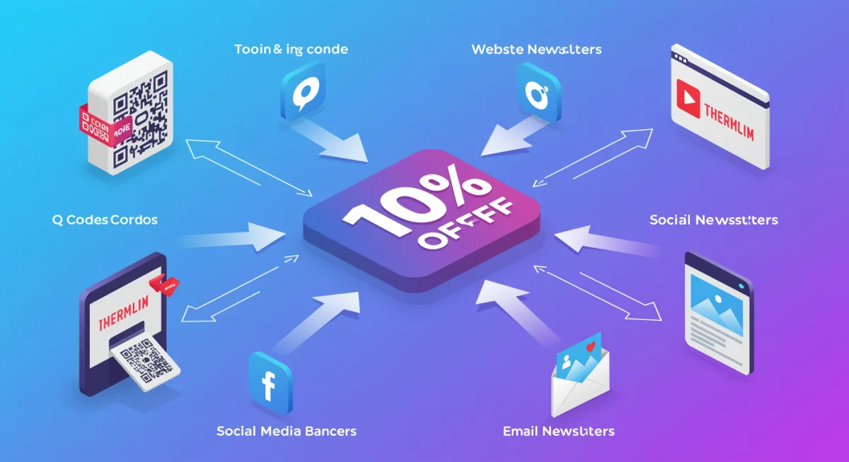 Infográfico com métodos para encontrar cupons de streaming