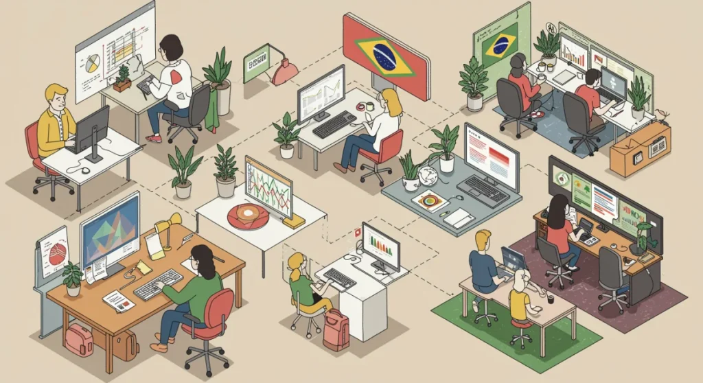 Vagas Remotas 2025: 7 Setores em Alta com R$ 3.500+ no Brasil