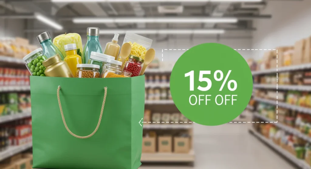 Cupons 15% OFF: Produtos Sustentáveis e Ecológicos em 2025